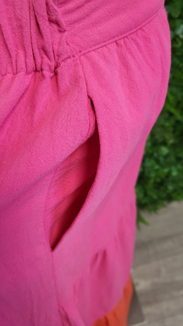 Cordelia Pink Tiered Skirt (8)