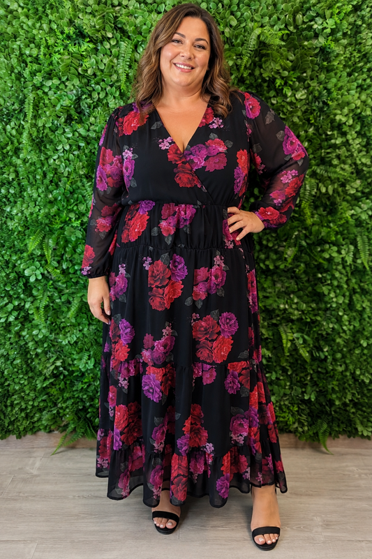 City Chic Floral Maxi Dress (20)