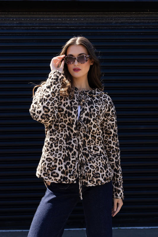 Leila + Luca Animal Print Tied Up Jacket (14)